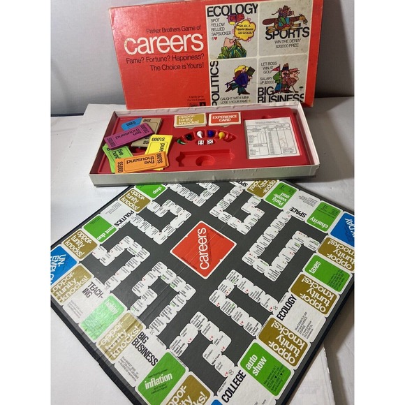 Vintage 1971 CAREERS Board Game Parker Brothers - Picture 11 of 11